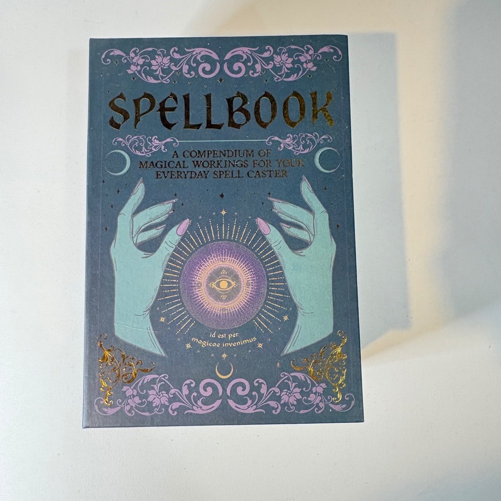Spellbook Gift Box Hollow Book Stash Box Mystical Witchy Decor